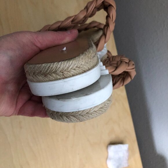 MARC FISHER Jaimee Espadrille Leather Slides - Picture 8 of 11